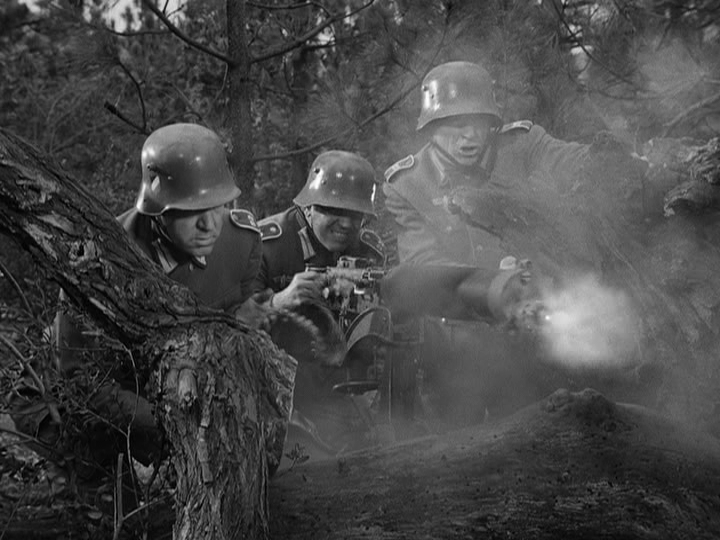 Lots of combat near the end, loads of odd equipment for the spotter.